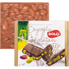 TeknoKapsül Bolçi Sütlü Antep Fıstıklı Beyoğlu Çikolatası 90G
