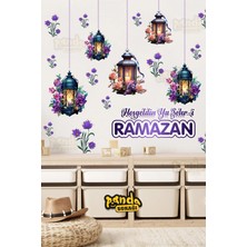 Panda Sokağı Ramazan Süsleme Sticker Seti, Ramazan Sticker Seti,  Yeni Yıl Süsleme Sticker Seti