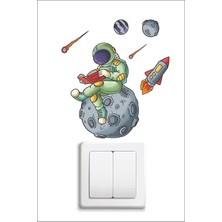 Odak Reklam Ayda Kitap Okuyoruz Priz Sticker