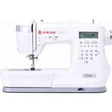 Singer Elite CE677 Elektronik Dikiş Makinesi Tek İplik ile Gelişmiş Özellikler Beyaz