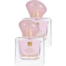 Avon Tta Love Quartz Kadın Parfüm Edp 50 Ml. Ikili Paket