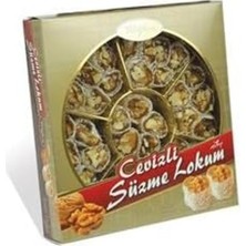 TeknoKapsül Tuğba Kuruyemiş Bol Cevizli Süzme Lokum 400 Gr(Turkish Delight)