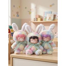 Nansi Yumuşak Peluş Figür Bebek, Tavşan Kostümlü, Emzikli, 17 Cm, Uyku Arkadaşı Oyuncak