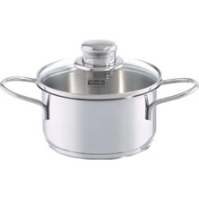 Rafta Fissler Tencere Atıştırmalıklar 12 Cm, 0,5 L, Cam Kapaklı