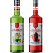 TeknoKapsül Nish Cool Lime, Berry Hibiskus Aromalı Baz Içecek 2 x 700 ml - Pet Şişe