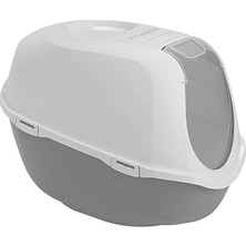Moderna Mega Smart Kapalı Kedi Tuvaleti - Titanium 65 cm