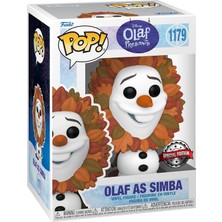 Funko Pop! Disney: Frozen - Olaf As Lion King - Buz Kraliçesi - Amazon'a Özel - Vinil Koleksiyon