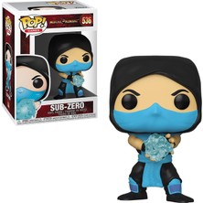 FUNKO-45.109 Pop Oyunlar: Mortal Kombat - Sub-Zero Koleksiyon Oyuncak, Çok Renkli