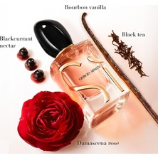 Aydogan's Armani Beauty – Sì Intense – Eau De Parfum – Kadınlar Için Parfüm – Chypre Ambery Meyveli Koku – Frenk Üzümü Nektarı, Damascena Gülü, Siyah Çay Notları