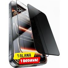 Aydogan's iPhone 13/14/13 PRO/16E/17E Ekran Koruyucu Için [1 Alana 1 Bedava] Ultra Berrak+Hayalet(Privacy), Anti-Statik, 9h Süper Güçlü Temperli Cam, 5d Full Koruma - Kolay Takılır (1 Al 1 Bedava)