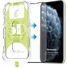 Aydogan's Apple iPhone 11 Pro Magic Uygulama Aparatlı Tam Kapatan Ekran Koruyucu Siyah [iphone 11 Pro ile Uyumlu Ekran Koruyucu]
