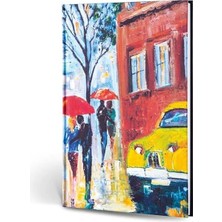 Aydogan's Creamona Nice Dokulu Mini Defter Çizgili (Yağmur)