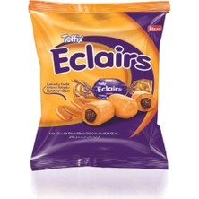 TeknoKapsül Toffix Eclaırs Kakaolu Şeker 1000 Gr. (1 Poşet)