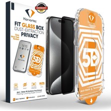 Aydogan's iPhone 17/16 Pro ile Uyumlu Hayalet Ekran Koruyucu - Anti-Spy Gizlilik Camı, Kolay Kurulum Aparatlı, 9h+ Ultra Dayanıklı Anti-Statik Temperli Cam - Privacy