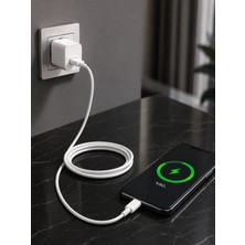 İlkyaz Fashion Hızlı Şarj Aleti 2m Usb-A Type-C Uyumluluğu