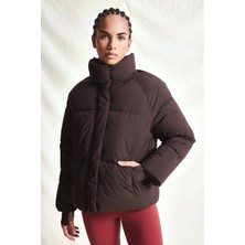 DeFacto Rüzgar Geçirmez Su İtici Regular Fit Dik Yaka Reglan Kol Kışlık Şişme Mont A1550AX26AU