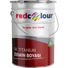 Redcolour 1k Titanium Zemin Boyası Tek Komponentli 20KG Ral 5005 Mavi