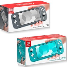 Nintendo Switch Lite 2'li Kardeş Seti – Gri + Turkuaz
