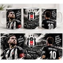 Print Copy Center Beşiktaş Orkun Kökçü Temalı Taraftar Kupa Bardak Beşiktaş