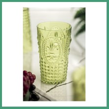 S'82 Akrilik Yeşil Tekli Uzun Bardak & Su Meşrubat Bardağı 750 ml ( Büyük Boy & Cam Değildir ) BZS82