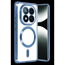 Marsilyan™- Xiaomi Redmi Note 15 Pro 5g Kross Magneticsafe Kapak - Sierra Blue