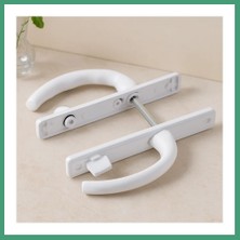 S'82 Pvc Kilitli Banyo/wc Kapı Kolu Beyaz BZS82