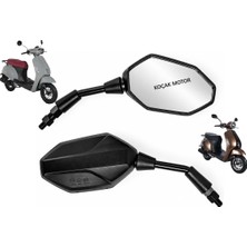 Koçak Motor V-Max Kuba Blueberry 50 - Bluebird 50 Motosiklet Ayna Takımı