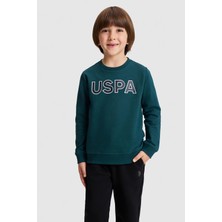 U.S. Polo Assn. Erkek Çocuk Yeşil Basic Sweatshirt 50329910-VR060
