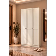 Avmpark After P2S1 3 Kapaklı Askılı ve Raflı Ayakkabılıklı Portmanto Vestiyer Takımı