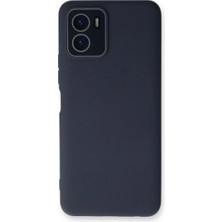 Ls Vivo Y15S Kılıf Lansman Glass Kapak - Lacivert