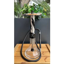 Mac Shisha Small Dubai Orta Boy Nargile Takımı Silver