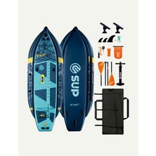 Suplimanı Fishing Pro Geniş Şişme Paddle Board 335X120X15