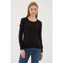 Fashion Friends Regular Fit Bisiklet Yaka Kazak Kadın Kazak 26K0779K1