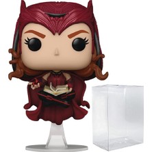 Funko Pop Marvel: Wandavision - Kızıl Cadı Pop! Vinil Figür (Uyumlu Kutu Koruyucu Kılıf ile Paketlenmiştir), Çok Renkli, 9,5 cm