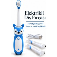 Mrnova Çocuk Elektrikli Diş Fırçası Mavi