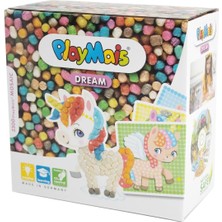 Playmais Mosaıc Dream Unicorn Yaratıcı Set, 5 Yaşından Büyük Çocuklar Için, 2.300'DEN Fazla Adet ve Tek Boynuzlu Atlı 6 Mozaik Yapışkan Resim, Yaratıcılık ve Ince Motor Becerilerini Teşvik Eder, Doğal
