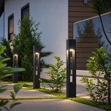 Xml Bayiciniz Tr AKA010 Alüminyum LED Bollard Bahçe Aydınlatması IP65 Dış Mekan Peyzaj Yürüyüş Yolu Vill
