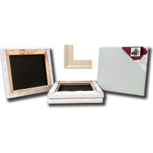 30X30 cm Ekonomik Tuval Seti 4 Adet Kare Tuval Akrilik ve Yağlıboya Için