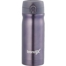 Çelik Içli Matara 350ML Koyu Gri