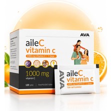 Aile C, 1000 Mg Vitamin C, 120 Saşe, Katkısız