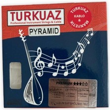 Mobilreyon - Uzun Sap Bağlama Teli 0.20-0.30MM Çelik Ipek Bamlı Pyramid Saz Teli (Yerli Üretim)