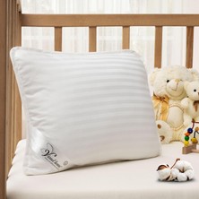 Saten Kılıflı Bebek Yastığı, 250 gr 1. Sınıf Boncuk Silikon, Otel Kalitesi, Antibakteriyel