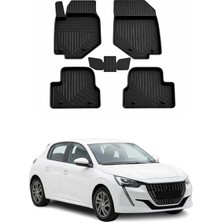 Xml Bayiciniz Tr Peugeot 208-2 2019-2026 Uyumlu 4d Havuzlu Paspas Siyah 5 Parça