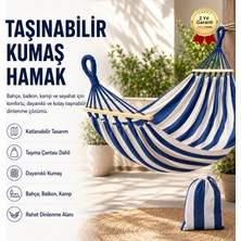 Hamak Taşınabilir Katlanabilir Kumaş – Bahçe, Balkon, Kamp ve Seyahat Için Dayanıklı Dinlenme Hamak