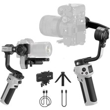 Cınepeer Weebıll 3e [resmi Bayi] Dslr ve Aynasız Kamera Için 3 Eksenli Gimbal Sabitleyici Canon/sony/panasonic/nikon, Uzatılabilir Sling Grip Yerel Dikey Çekim El Kamerası Gimbal