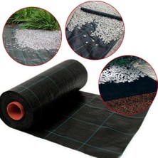 1,5X20 M Siyah Sulzer Kumaş Sera Taban Örtüsü Jüt Blueberry Peyzaj Uygulama Örtüsü Mulch Naylonu Çilek Malç