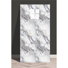 Tetik 10 Adet 60X30 Kendinden Yapışkanlı Pvc Duvar Paneli, Gri, 30 x 61, MR1801