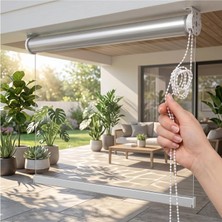 Şeffaf Su Geçirmez Pvc Stor Perde, Yırtılmaya Dayanıklı