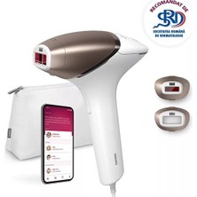 Lumea Ipl 8000 Serisi BRI945/00, Evde Lazer Epilasyon, Vücut ve Yüz Için 2 Başlık, Çanta