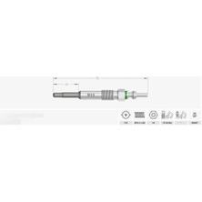 Bosch Kızdırma Bujisi 4'lü Set Mga 10037 Renault Clio / Megane / Kangoo